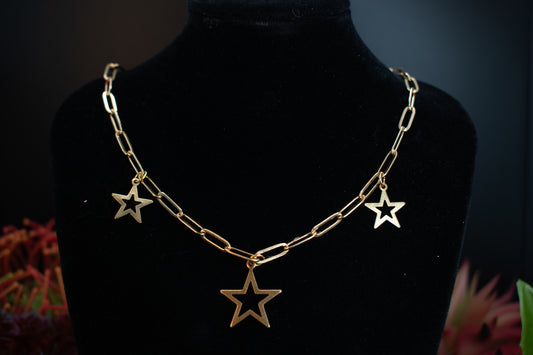 Gold Star Charm Necklace