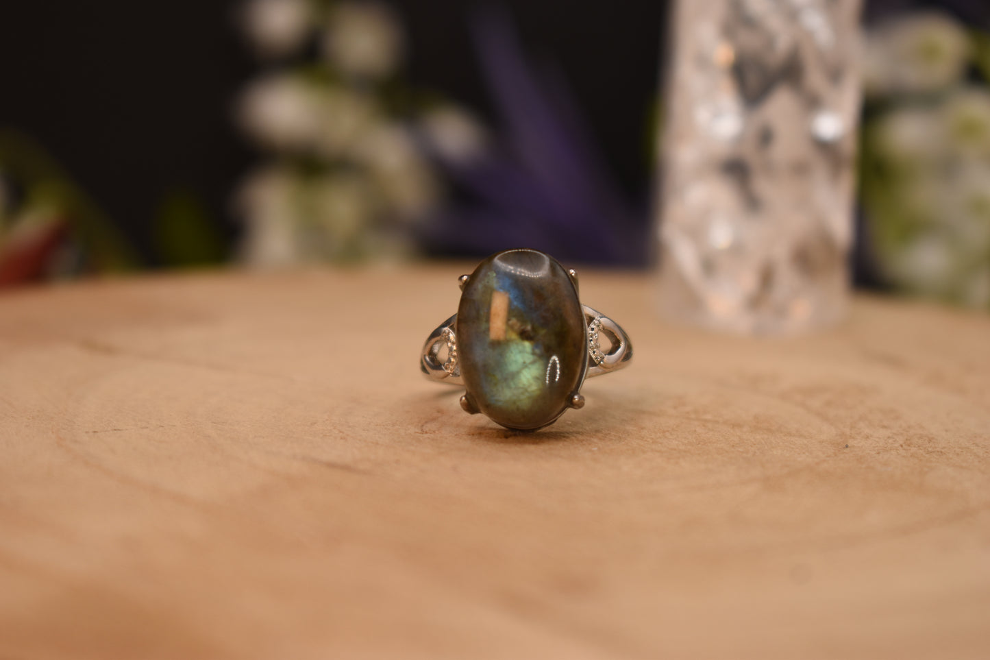 Labradorite Natural Gemstone Ring