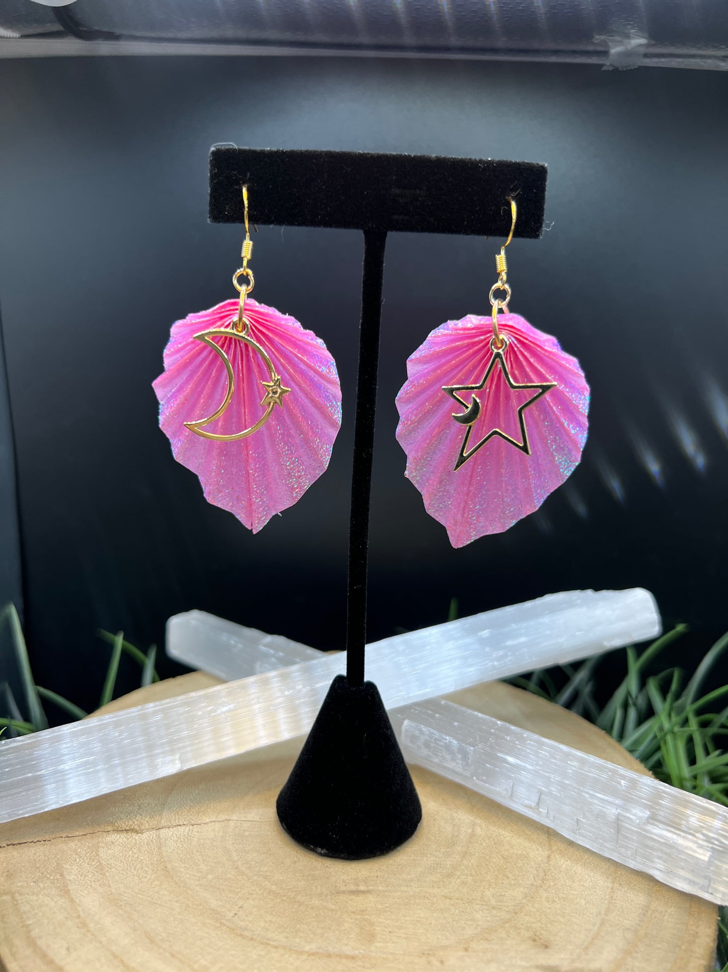 Sensu Pink Iridescent Sun and Moon