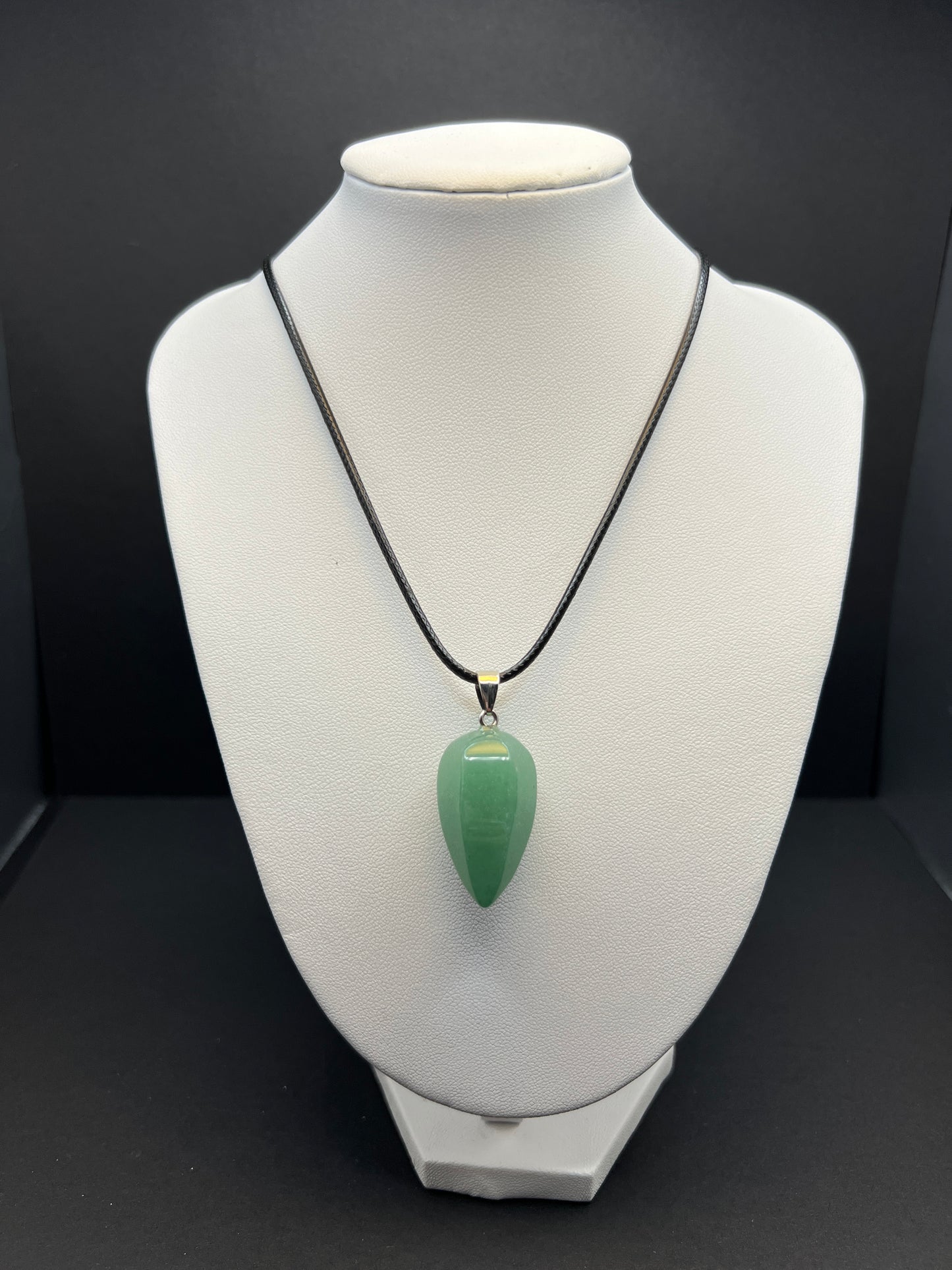 Green Aventurine Crystal Necklace (Pendulum)