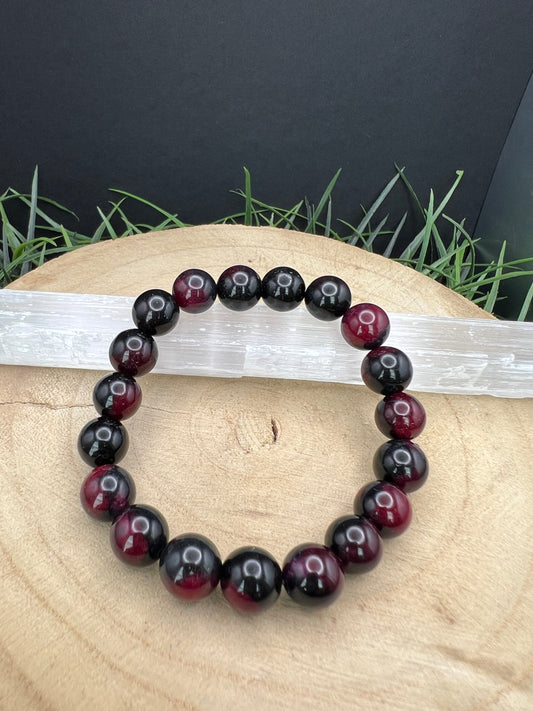 Red Tiger's Eye Mala