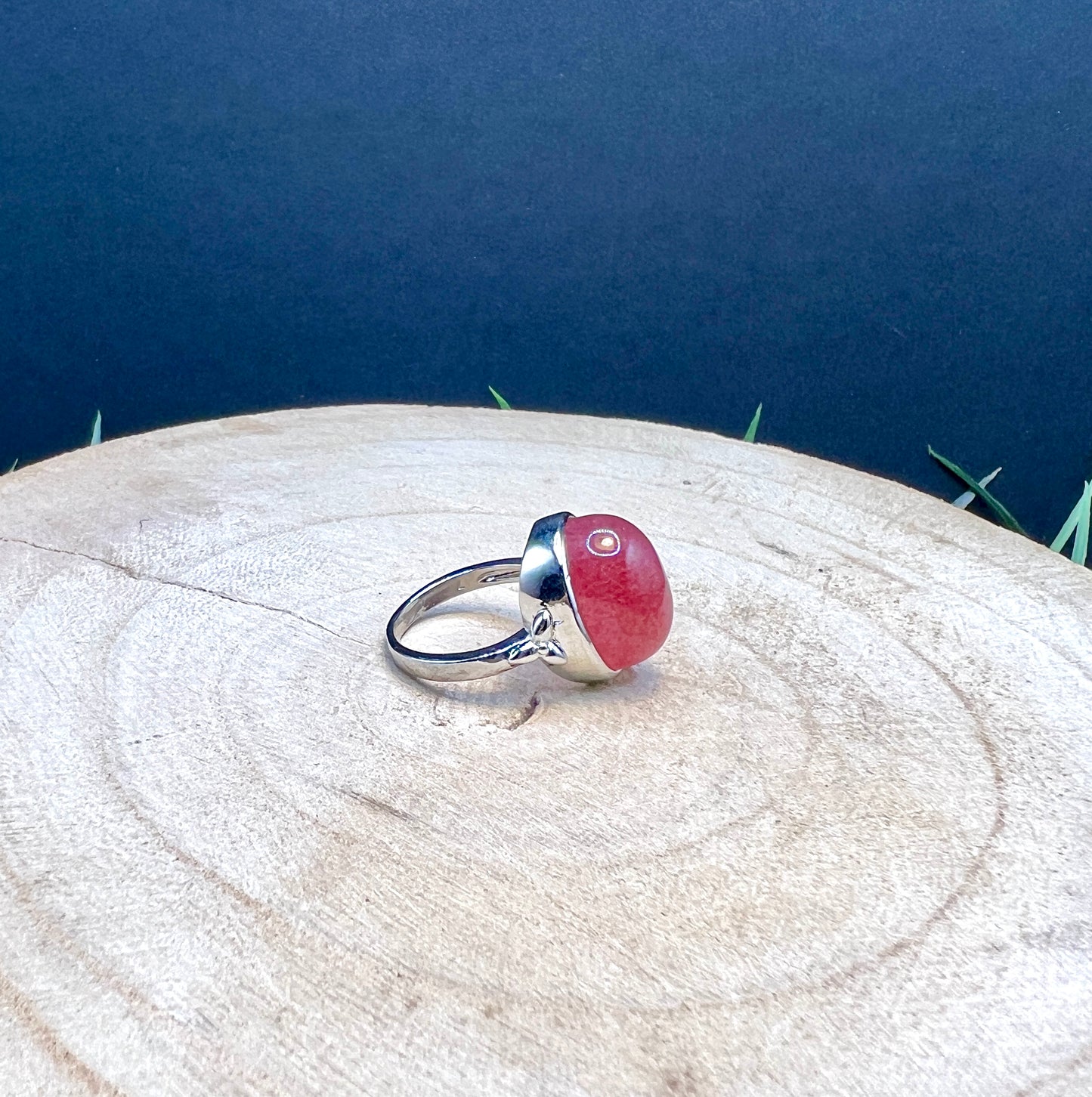 Strawberry Quartz Gemstone Ring