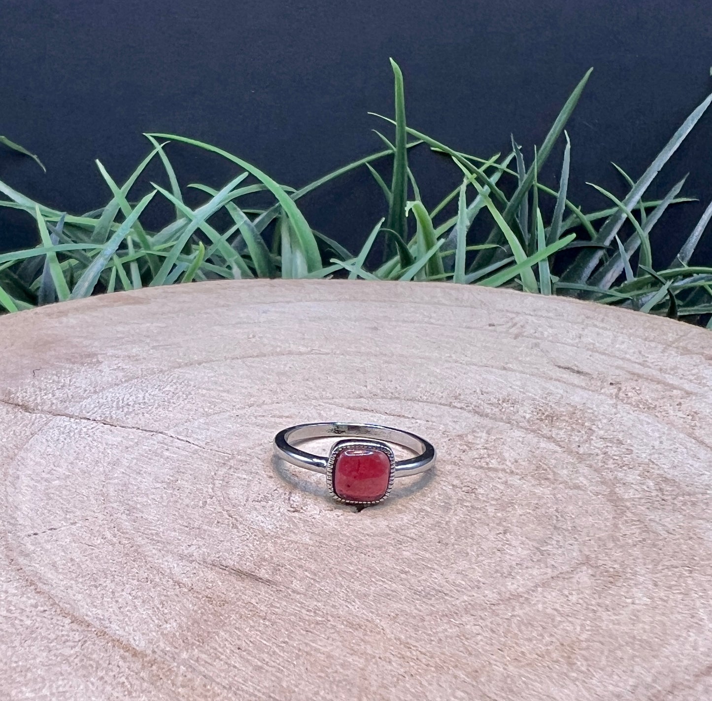 Garnet Gemstone Ring