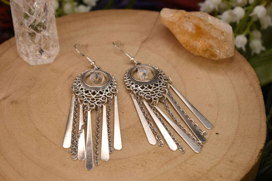 Silver Chandelier Earrings